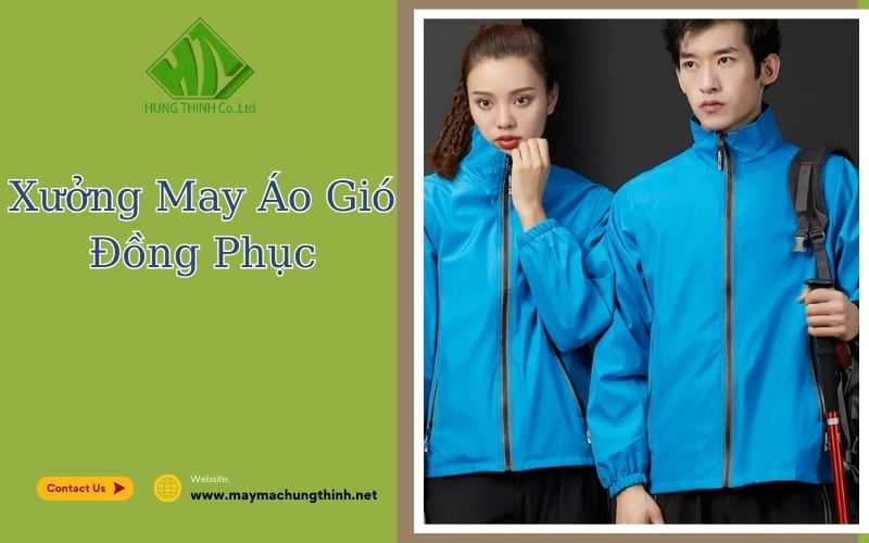 xưởng may áo gió đồng phục