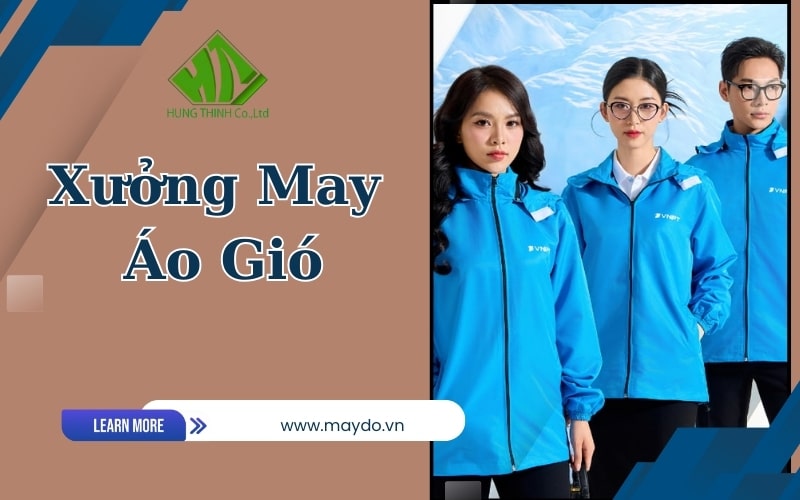 xưởng may áo gió