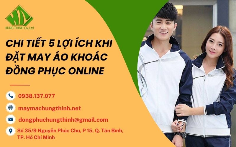 đặt may áo khoác đồng phục online