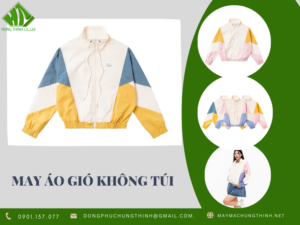 may áo gió không túi