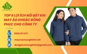 may áo khoác đồng phục cho công ty