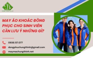 may áo khoác đồng phục cho sinh viên