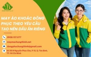 may áo khoác đồng phục theo yêu cầu