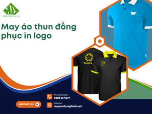 may áo thun đồng phục in logo