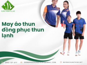 may áo thun đồng phục thun lạnh