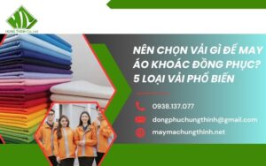 nên chọn vải gì để may áo khoác đồng phục