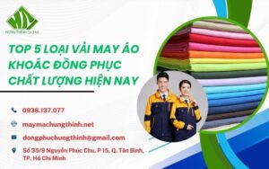 vải may áo khoác đồng phục