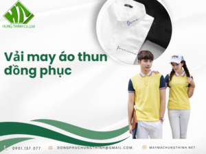 vải may áo thun đồng phục