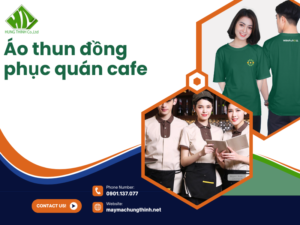 Áo thun đồng phục quán cafe