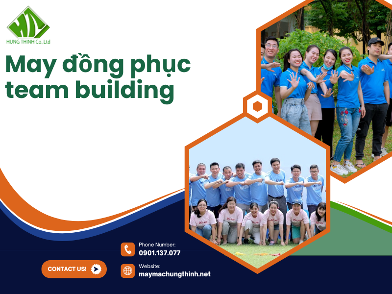 May đồng phục team building