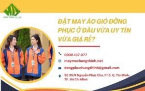 đặt may áo gió đồng phục