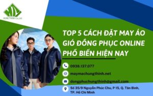 đặt may áo gió đồng phục online