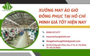 xưởng may áo gió đồng phục tại Hồ Chí Minh