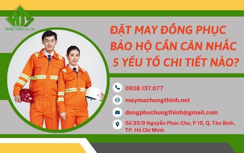 đặt may đồng phục bảo hộ