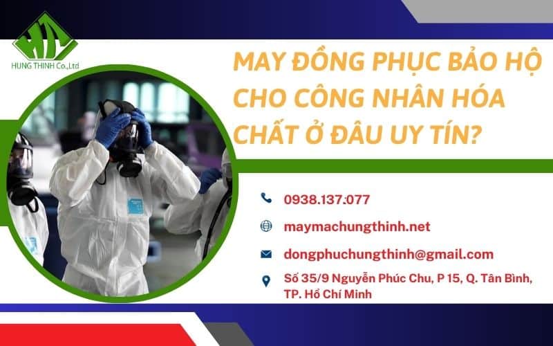 may đồng phục bảo hộ cho công nhân hóa chất