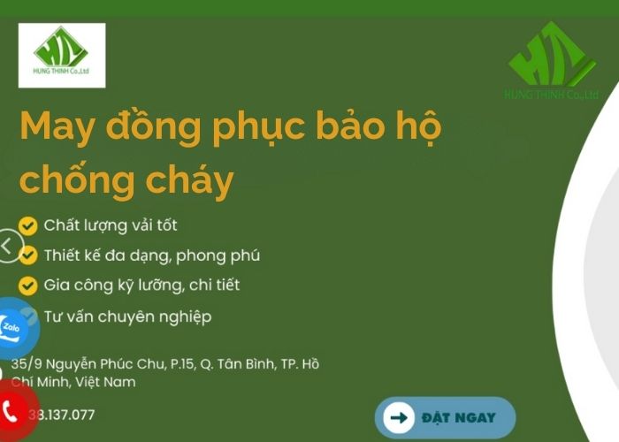 may đồng phục bảo hộ vải chống cháy (5)