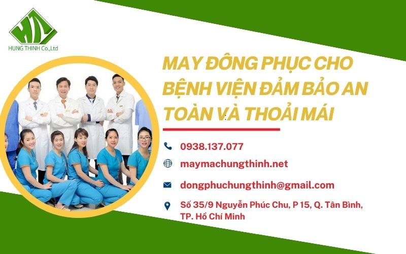 may đồng phục cho bệnh viện