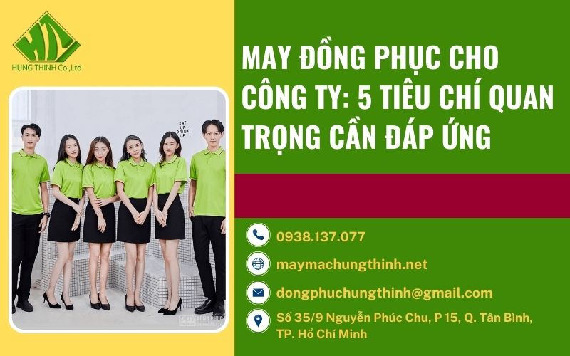 may đồng phục cho công ty