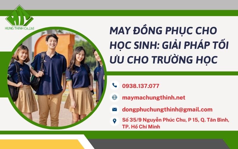 may đồng phục cho học sinh