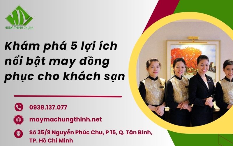 may đồng phục cho khách sạn