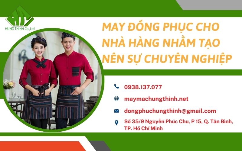 may đồng phục cho nhà hàng