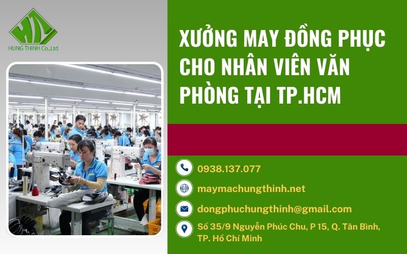 may đồng phục cho nhân viên văn phòng