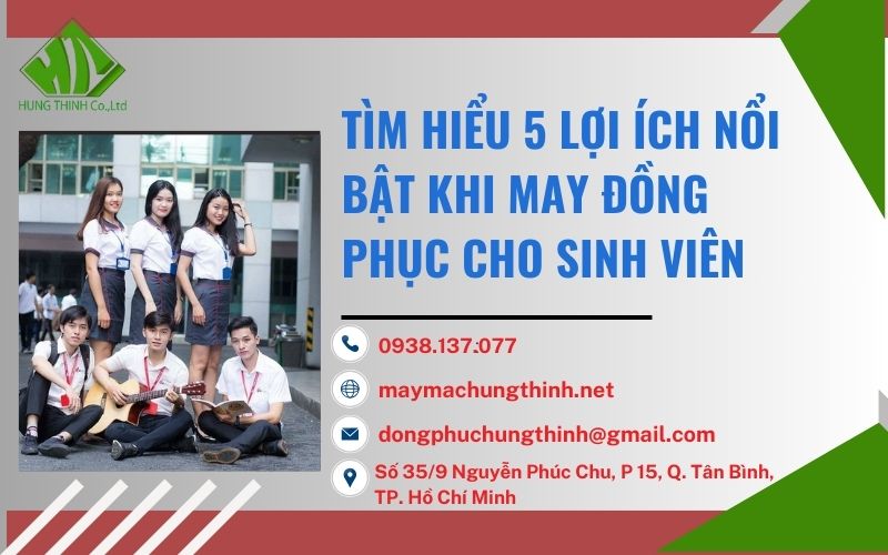 may đồng phục cho sinh viên