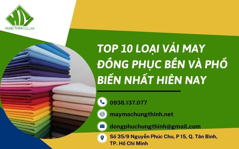 vải may đồng phục