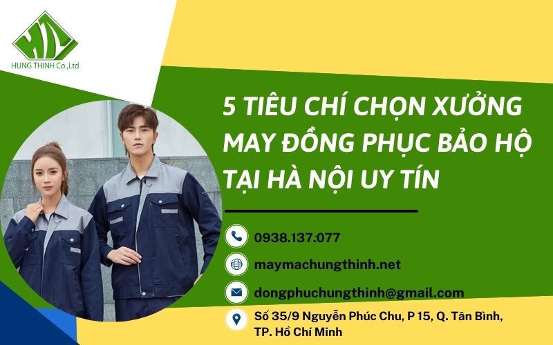 xưởng may đồng phục bảo hộ tại Hà Nội