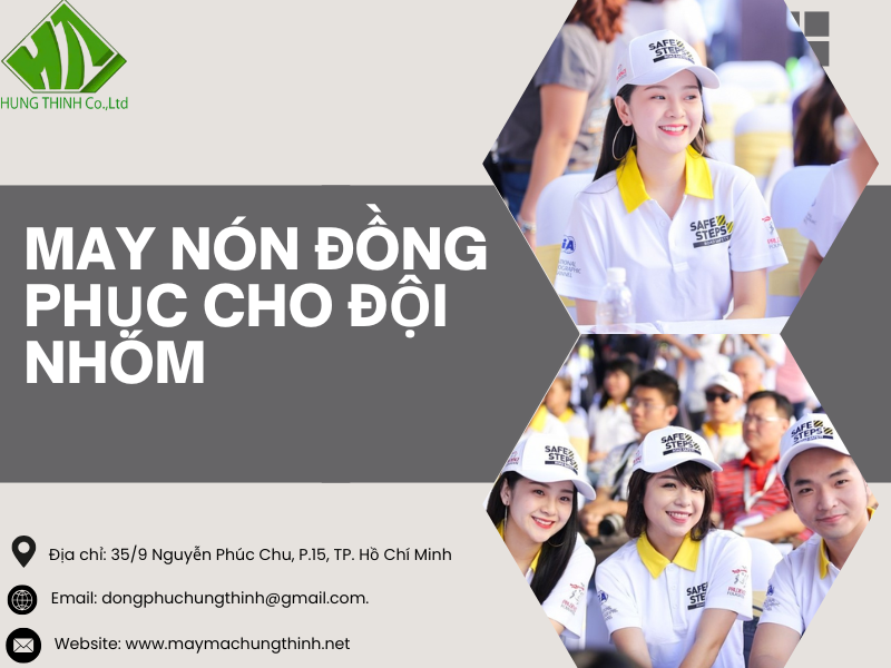 May nón đồng phục cho đội nhóm