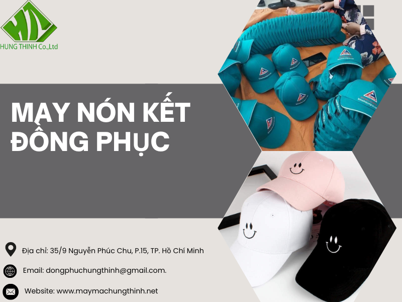 May nón kết đồng phục