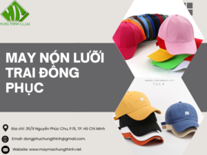 May nón lưỡi trai đồng phục