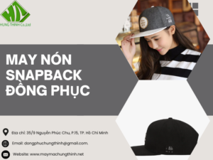 May nón snapback đồng phục