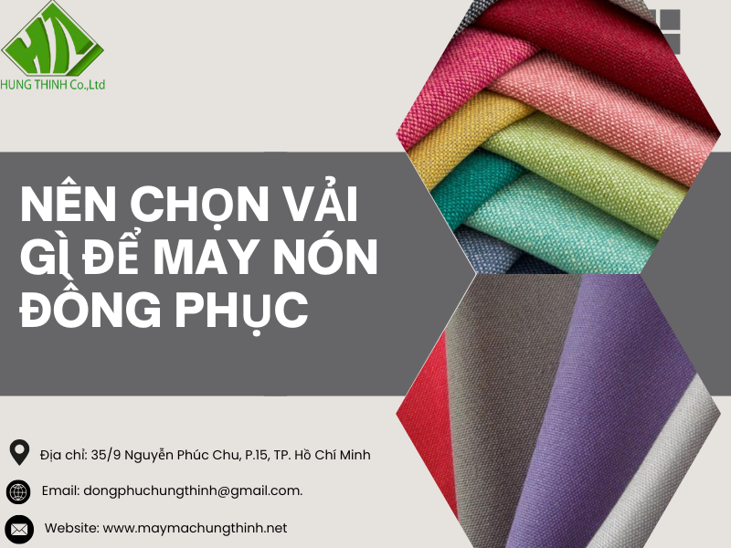 Nên chọn vải gì để may nón đồng phục