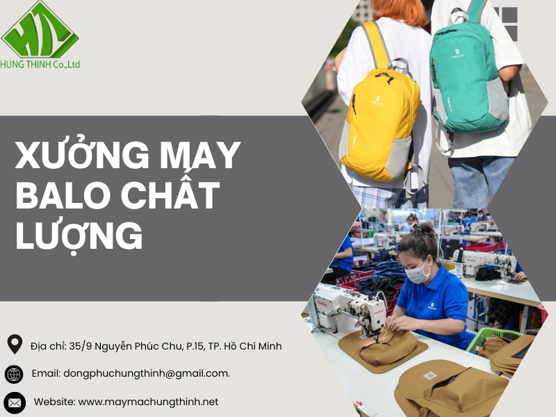 Xưởng may balo chất lượng
