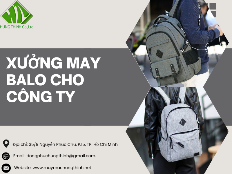 Xưởng may balo cho công ty