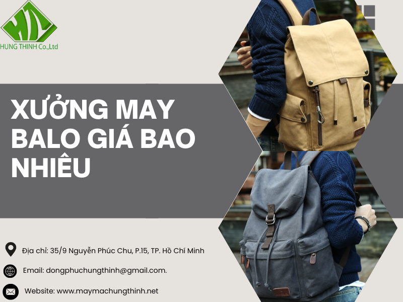 Xưởng may balo giá bao nhiêu