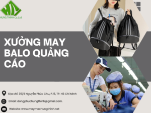 Xưởng may balo quảng cáo