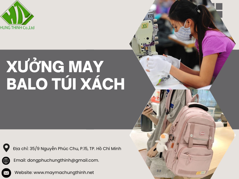 Xưởng may balo túi xách