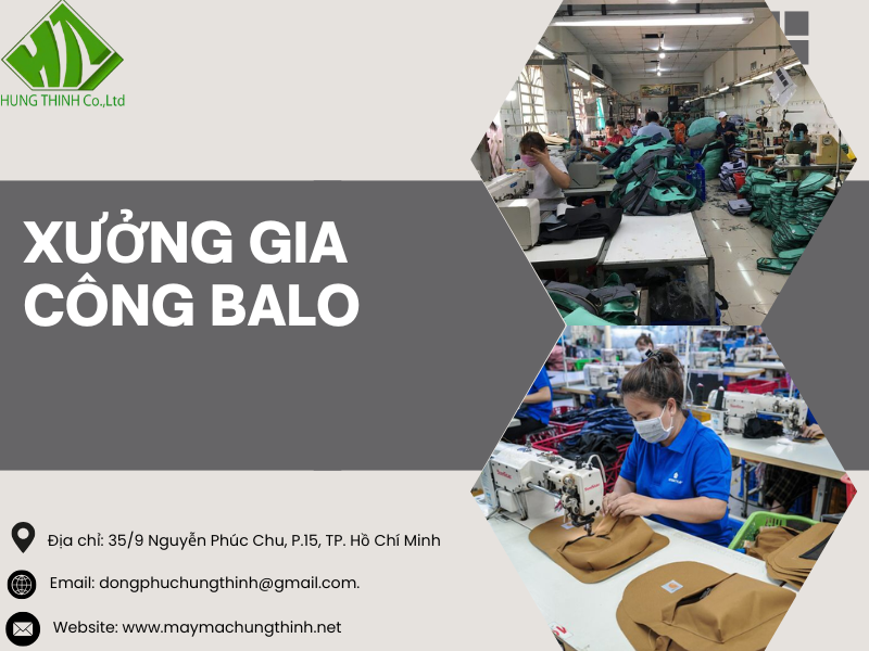 xưởng gia công balo