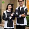 Áo khoác đồng phục vải dù 3 Ao khoac gio dong phuc vai du (2)