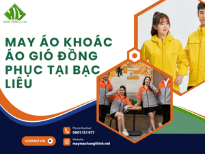 May áo khoác áo gió đồng phục tại Bạc Liêu