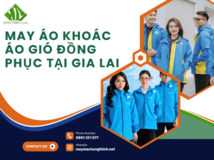 May áo khoác áo gió đồng phục tại Gia Lai