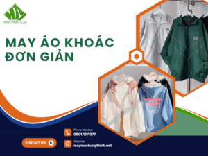 May áo khoác đơn giản