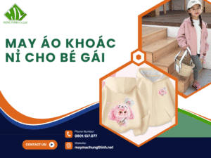 May áo khoác nỉ cho bé gái
