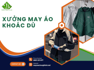 Xưởng may áo khoác dù