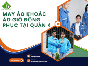 may áo khoác áo gió đồng phục tại Quận 4