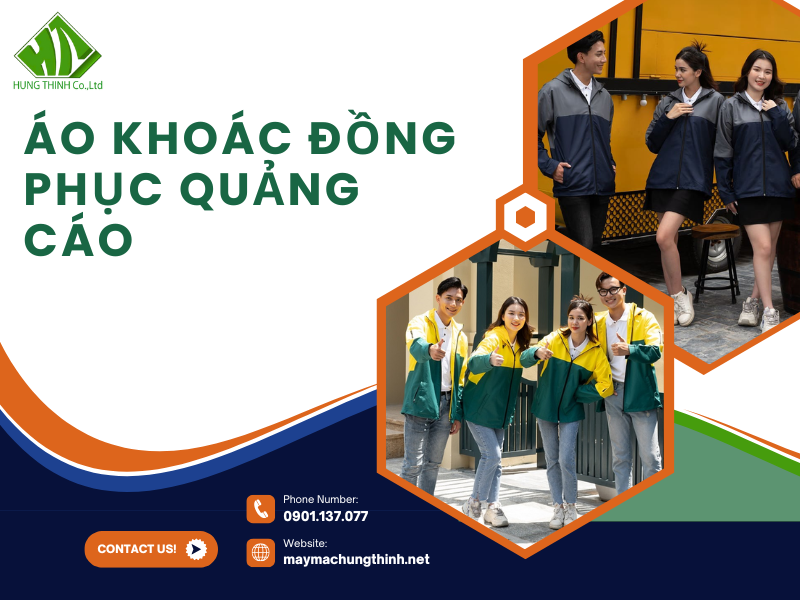 Áo khoác đồng phục quảng cáo