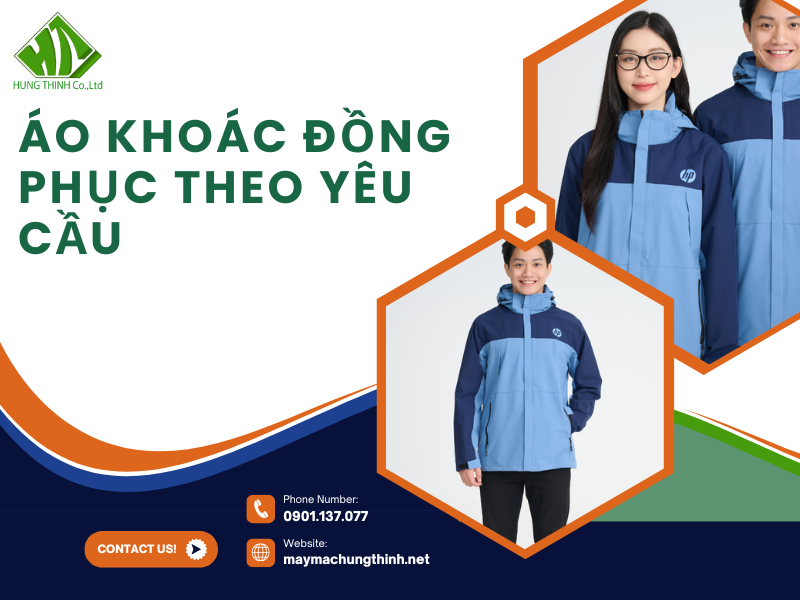 Áo khoác đồng phục theo yêu cầu