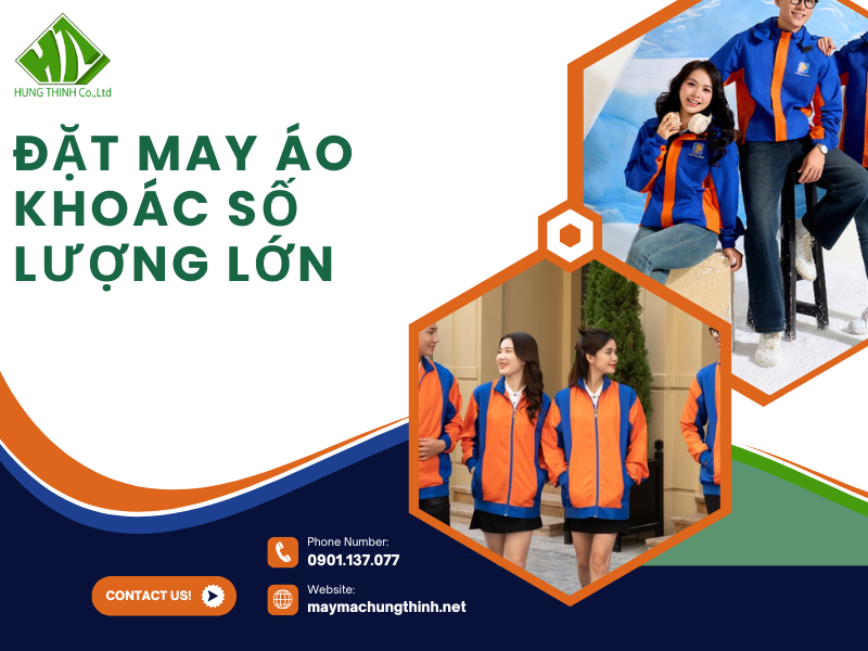 Đặt may áo khoác số lượng lớn